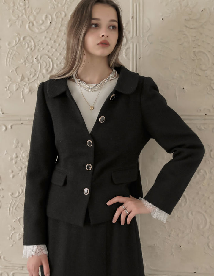 [新色追加][MEISM by Re:EDIT][オケージョン セレモニー]4連フェイクパールネックレス[返品交換不可][mb] アクセサリー 人気レディースファッション通販 リエディ