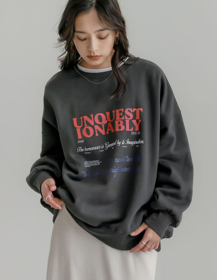 選べる裏起毛ビッグプルオーバー トップス 人気レディースファッション通販 リエディ