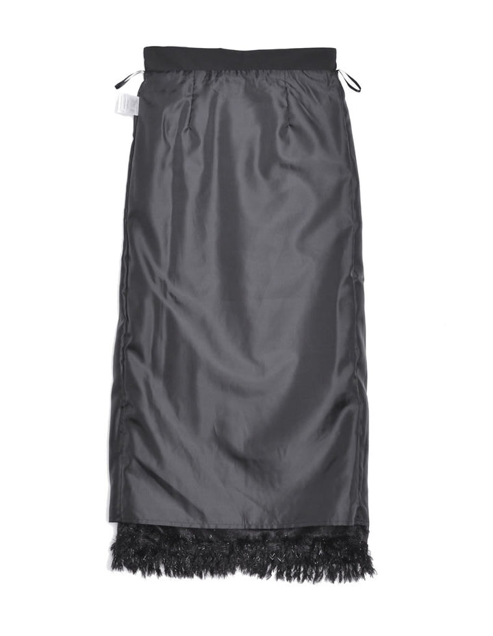 ラメフリンジジャガードタイトスカート スカート レディースファッション通販 リエディ