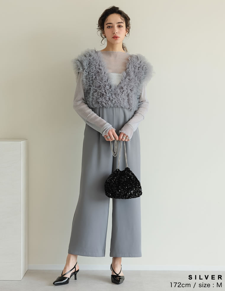 yori ラメクローバーシアードレス 38 ラメクローバーシアードレス