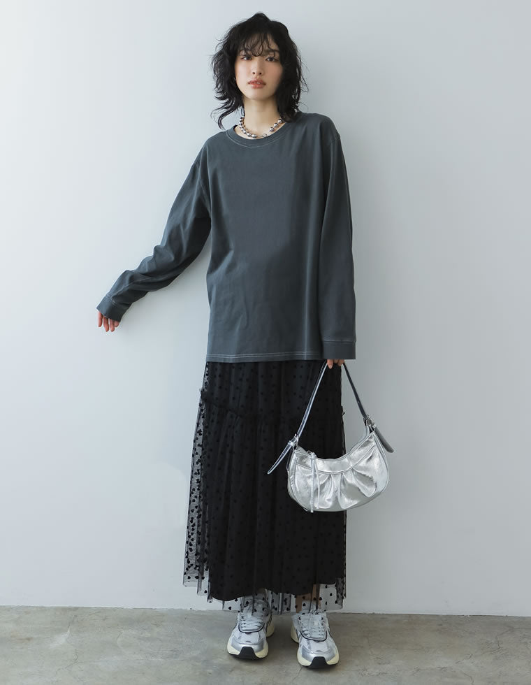 ハートフロッキーチュールフレアスカート - スカート通販 | 人気