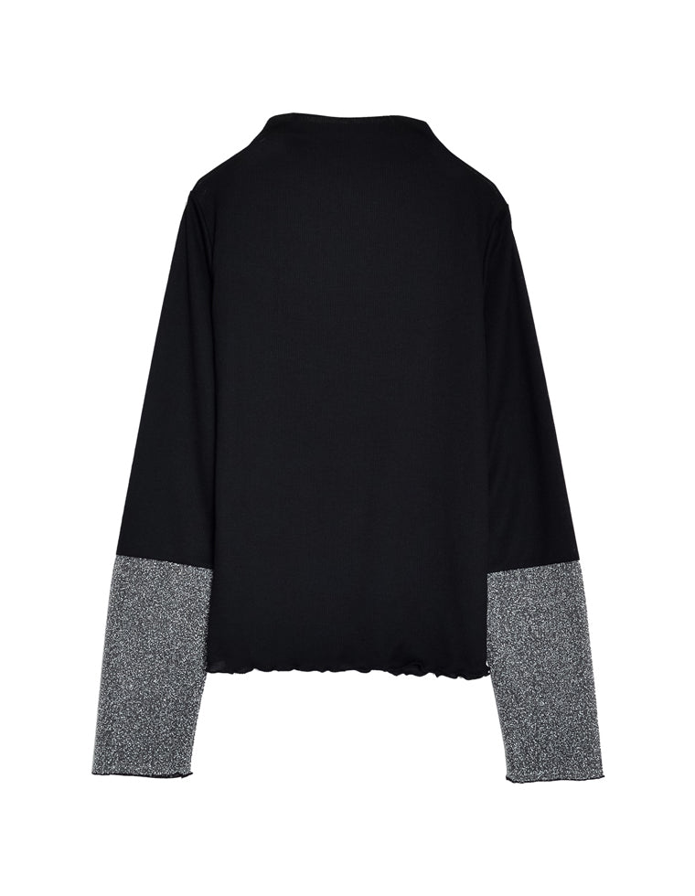 rinachシアースリーブアートラメセットアップ シャーリングセットアップ（セットアップ）｜CHAN ME（チャンミ