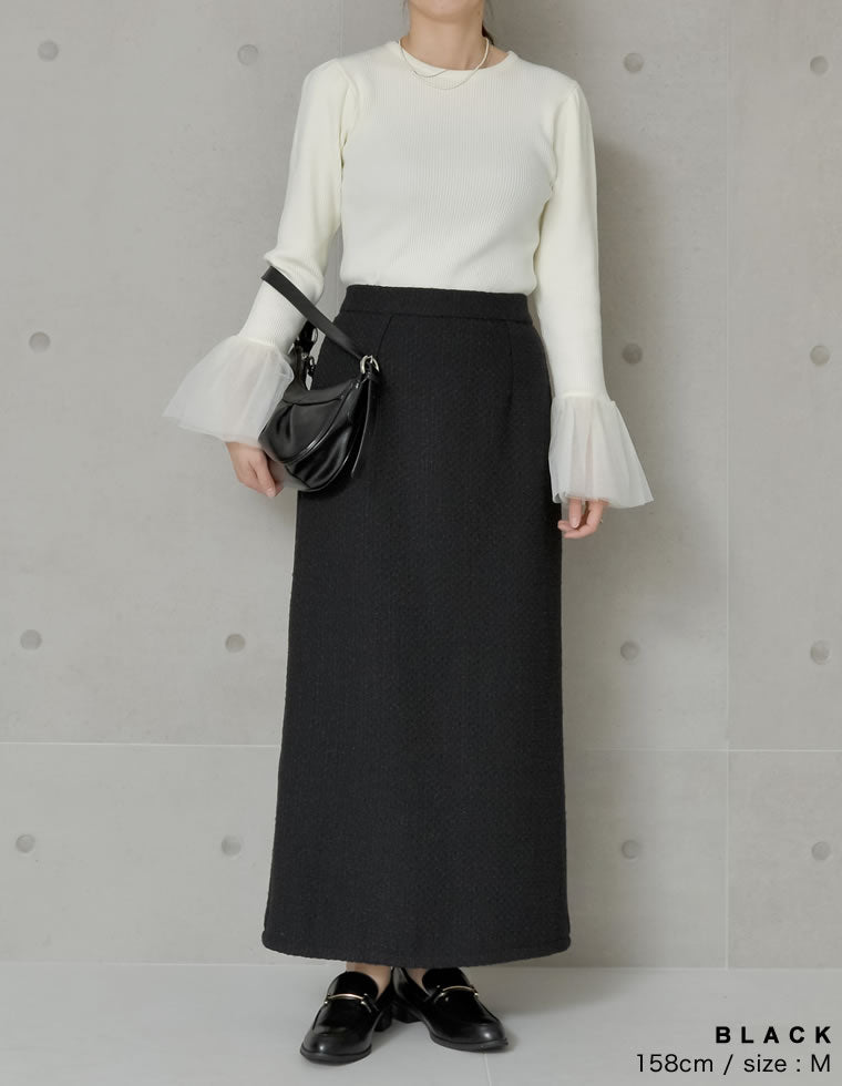 ツイードナロースカート - スカート通販 | 人気レディース