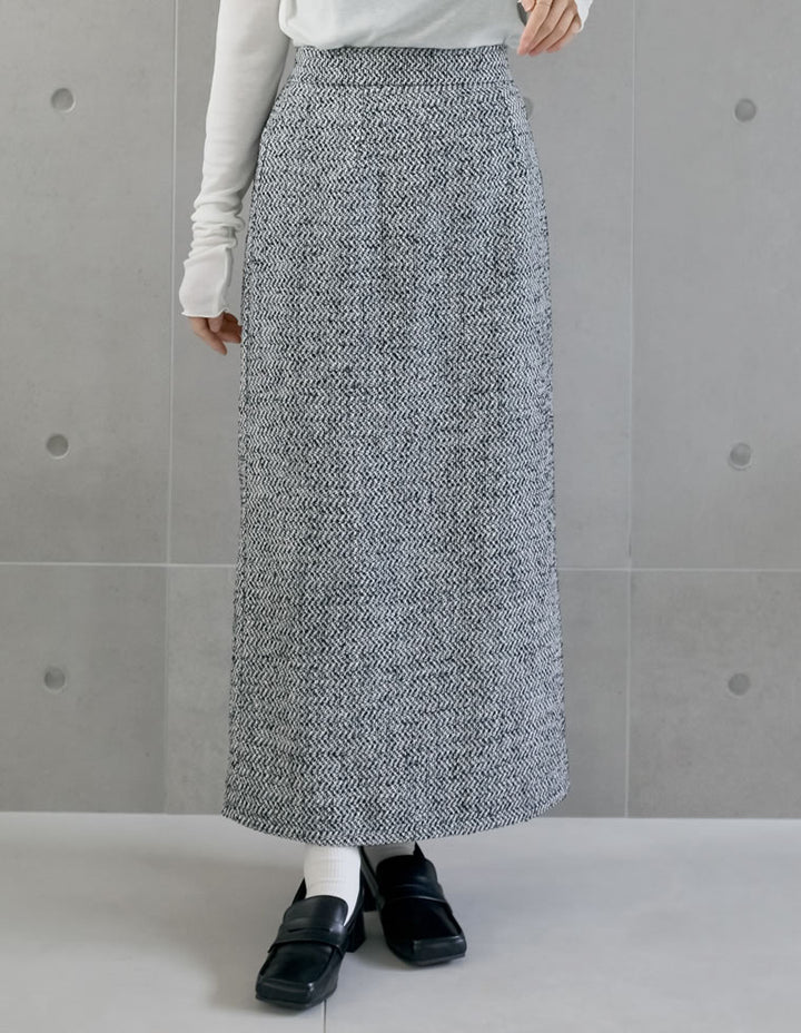 [新色追加][2024SS COLLECTION][低身長サイズ有]ツイードナロースカート スカート レディースファッション通販 リエディ
