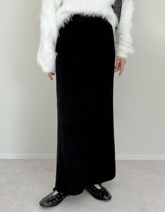 【SPRING SALE 15%OFF ¥4,599⇒¥3,909】[低身長サイズ有]スパンコールラメミックスニットナロースカート スカート 人気レディースファッション通販 リエディ