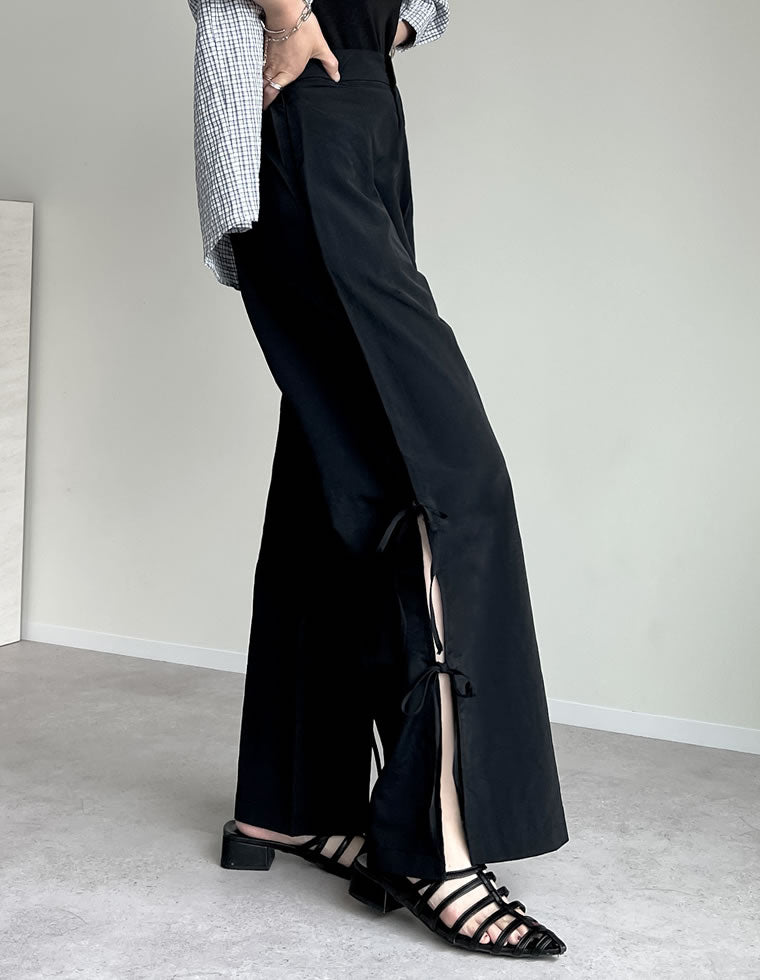 その他 SRI シマーメタリックサイドリボンパンツ - パンツ通販 | 人気