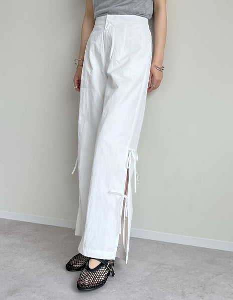 シマーメタリックサイドリボンパンツ - パンツ通販 | 人気レディース