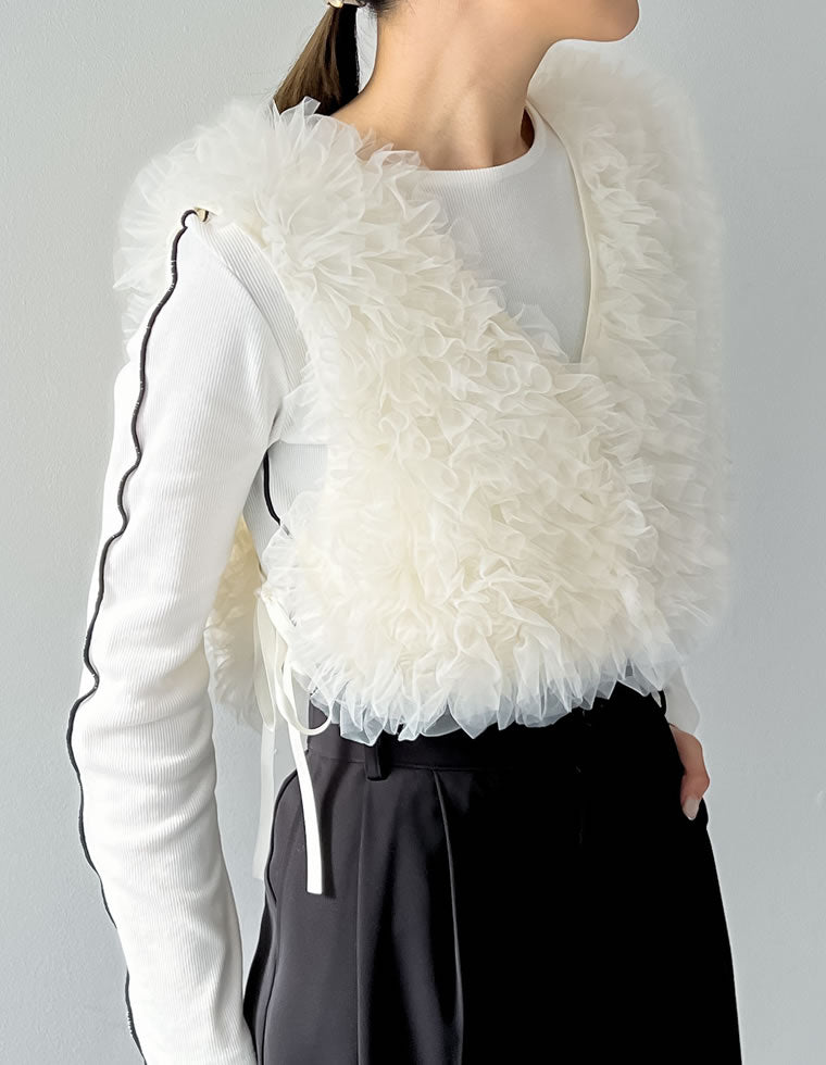 HeRIN.CYE Sheer frill skirt HeRIN.CYE シアーフリルスカート HeRIN