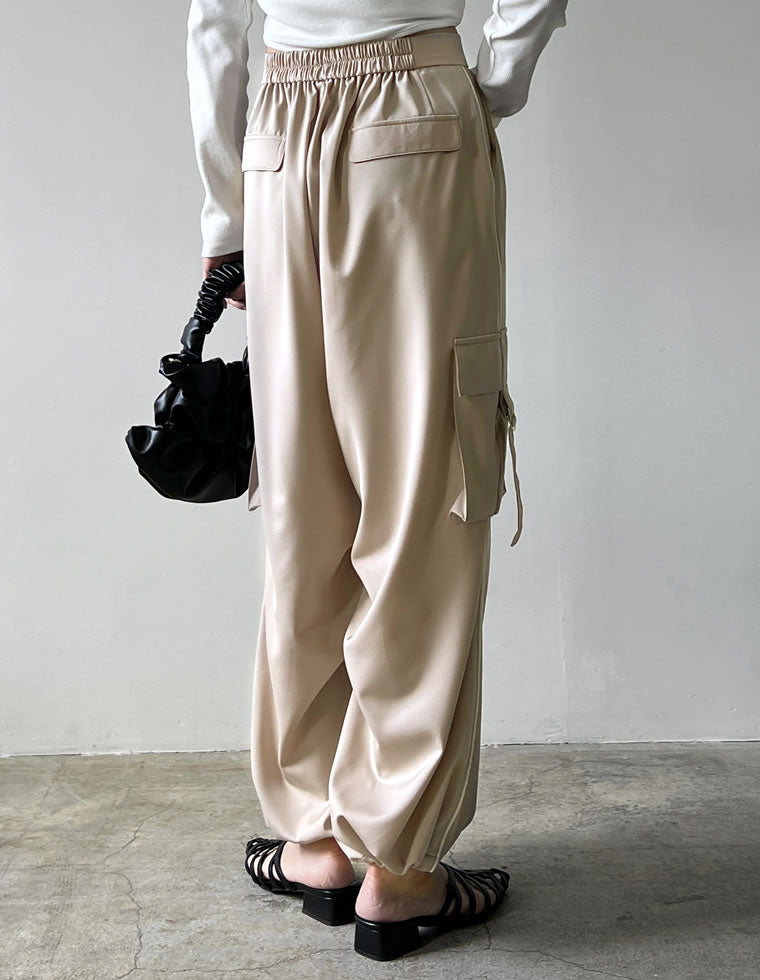 レディース パンツ カーゴパンツ Satin Cargo Pants サテンカーゴ