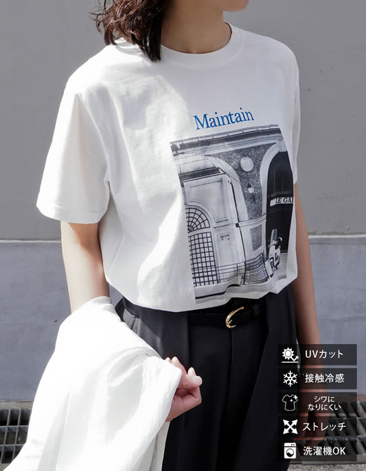 モノクロ風景フォト×シックなフォトプリントT[mb] トップス 人気レディースファッション通販 リエディ