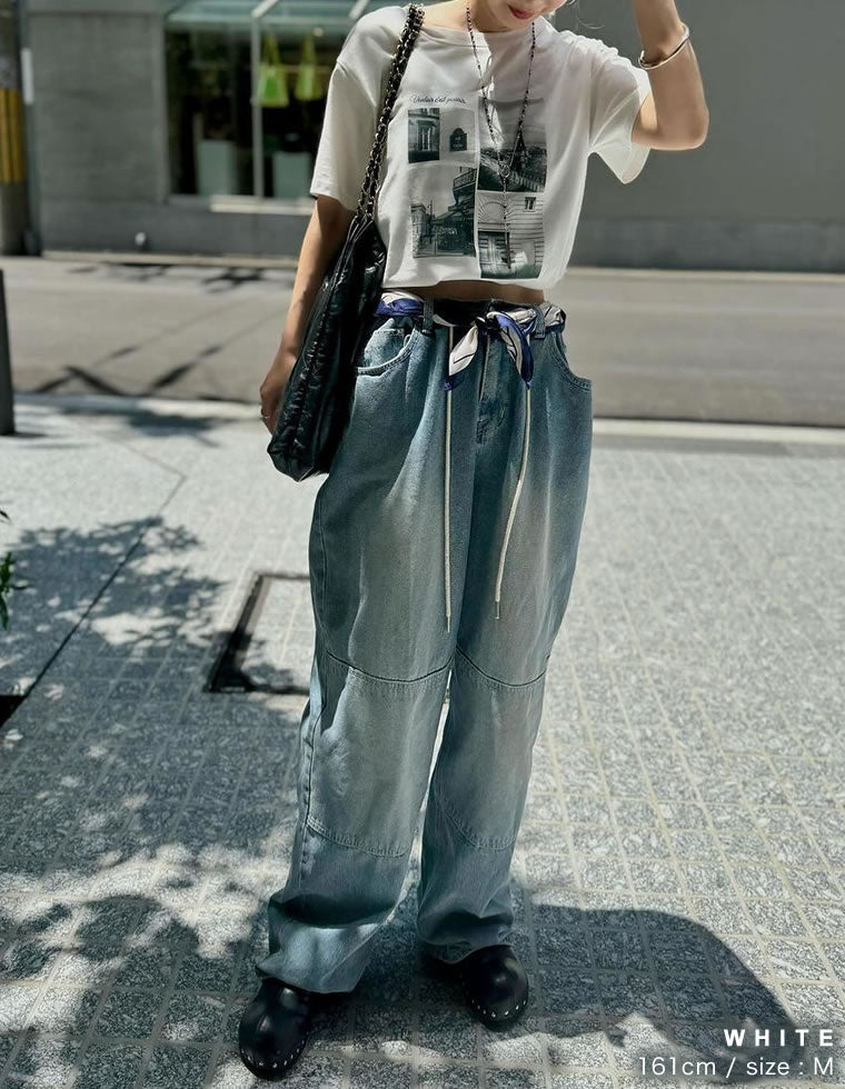 【666y様ご確認ページ】リービット UVカット][接触冷感][紫外線対策]シーンナリーフォトプリントT