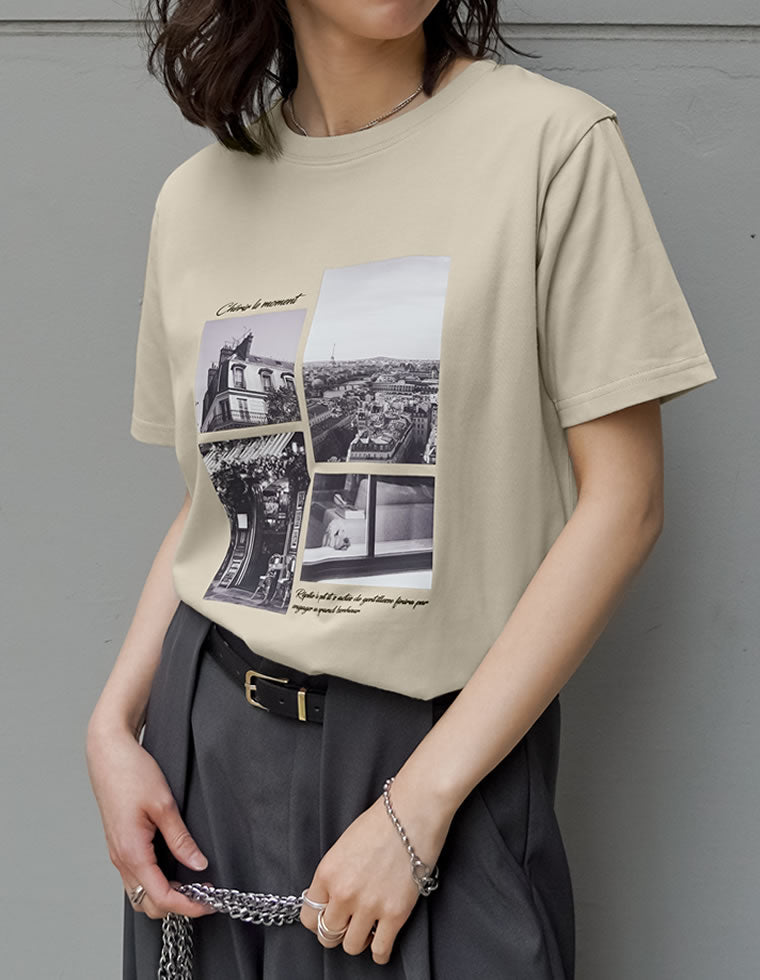 シーンナリーフォトプリントTシャツ - トップス通販 | 人気レディース