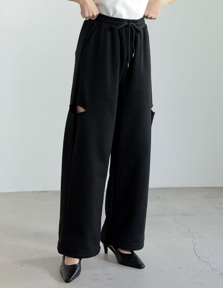 GIGLI ロメオジリ 裾スリット スラックスパンツ 日本製 X4213