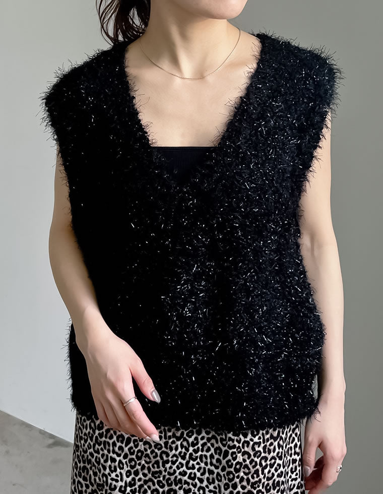 【machatt】ポップコーン ニット ベスト モヘヤ machatt】ポップコーン ニット ベスト モヘヤ モヘヤタッチオーバ