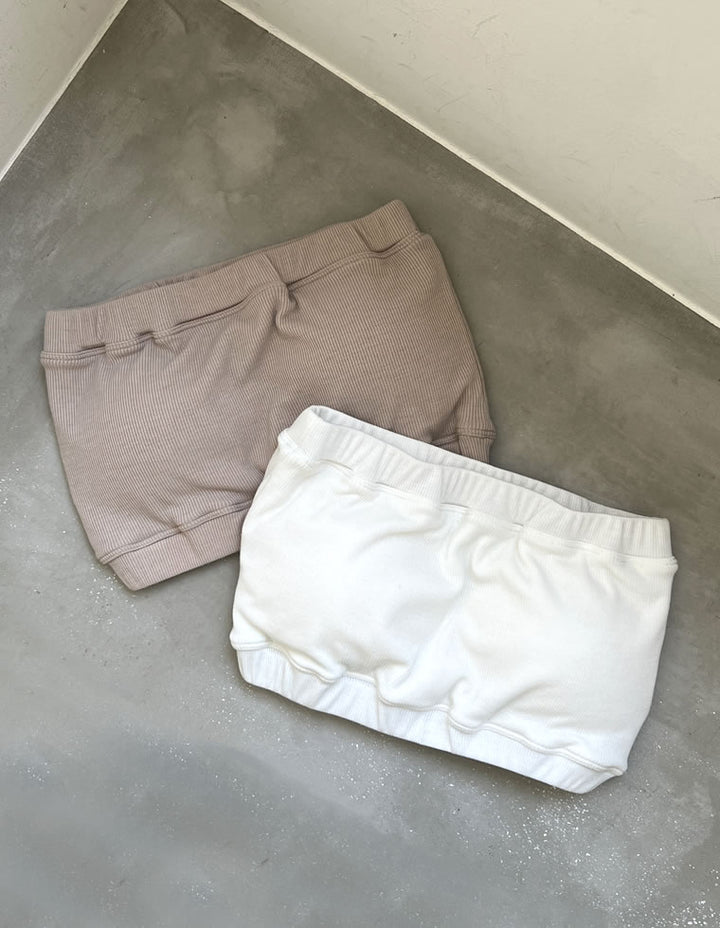 【TIME SALE 50%OFF ¥1,798⇒¥899】カップ付きリブバンドゥ［返品交換不可］[mb] アンダーウェア 人気レディースファッション通販 リエディ
