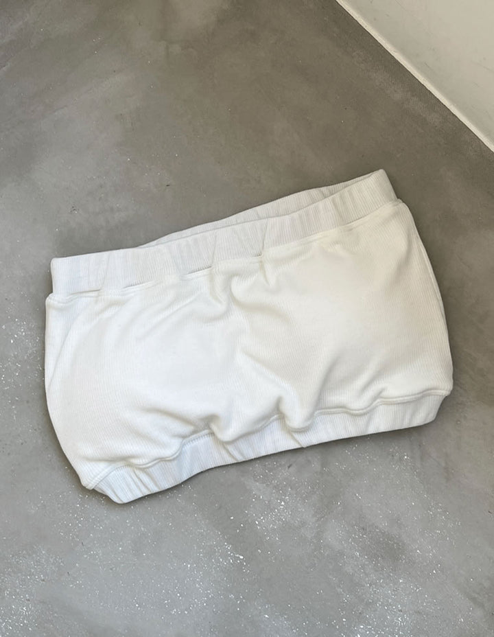 【TIME SALE 50%OFF ¥1,798⇒¥899】カップ付きリブバンドゥ［返品交換不可］[mb] アンダーウェア 人気レディースファッション通販 リエディ