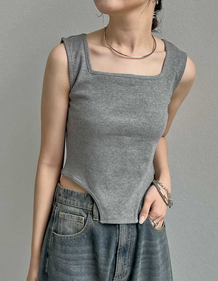 ストレッチハイレグタンクトップ - トップス通販 | 人気