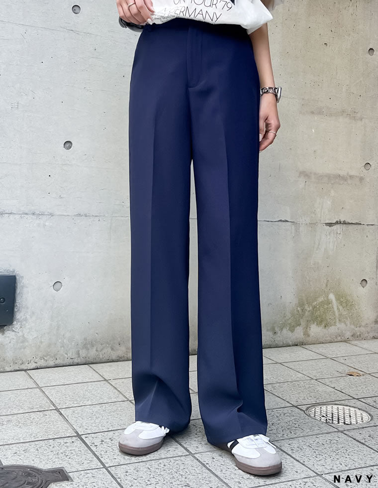 カットツイルセンタープレスカラースラックス - パンツ通販 | 人気