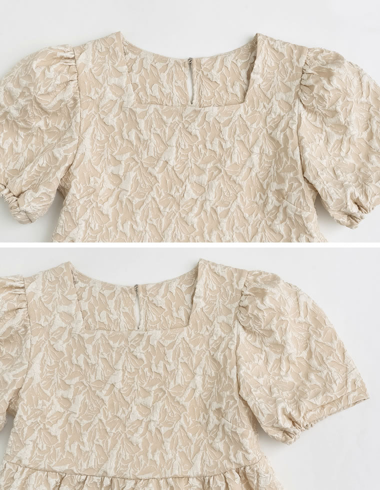 ふくれジャカードペプラムトップス - トップス通販 | 人気レディース