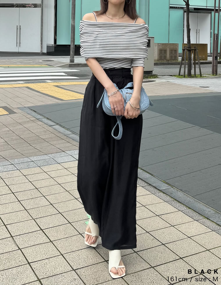 シアータックワイドパンツ - パンツ通販 | 人気レディースファッション
