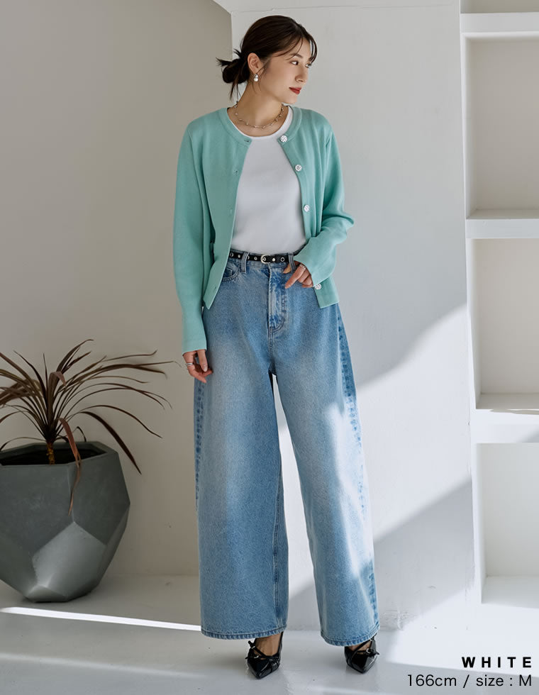 ブラ紐を隠せるリブニットタンクトップ - トップス通販 | 人気