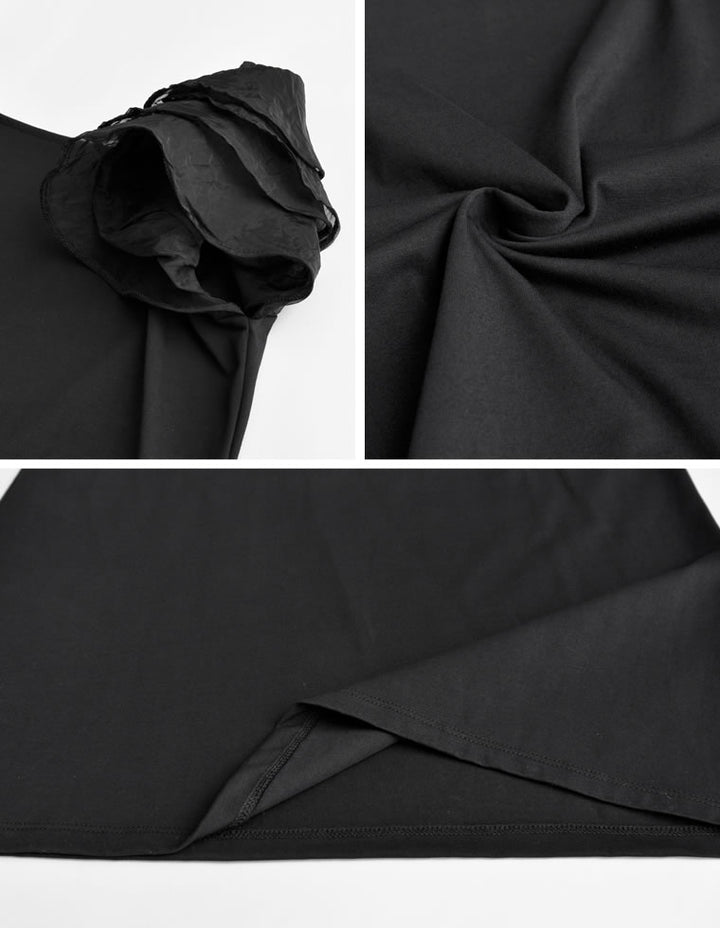 【TIME SALE 40%OFF ¥3,998⇒¥2,398】[着た瞬間ひんやり][接触冷感]2WAYシアーパフオフショルトップス トップス 人気レディースファッション通販 リエディ
