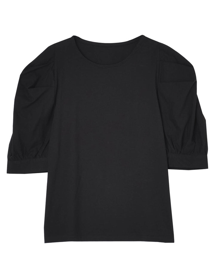シャツ袖ドッキングボリュームスリーブTシャツ[mb] トップス レディースファッション通販 リエディ