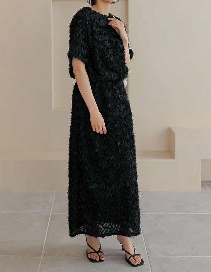 【OUTLET SALE 30%OFF ¥4,998⇒¥3,498】[オケージョン セレモニー][低身長サイズ有]フラワージャガードスカート スカート 人気レディースファッション通販 リエディ