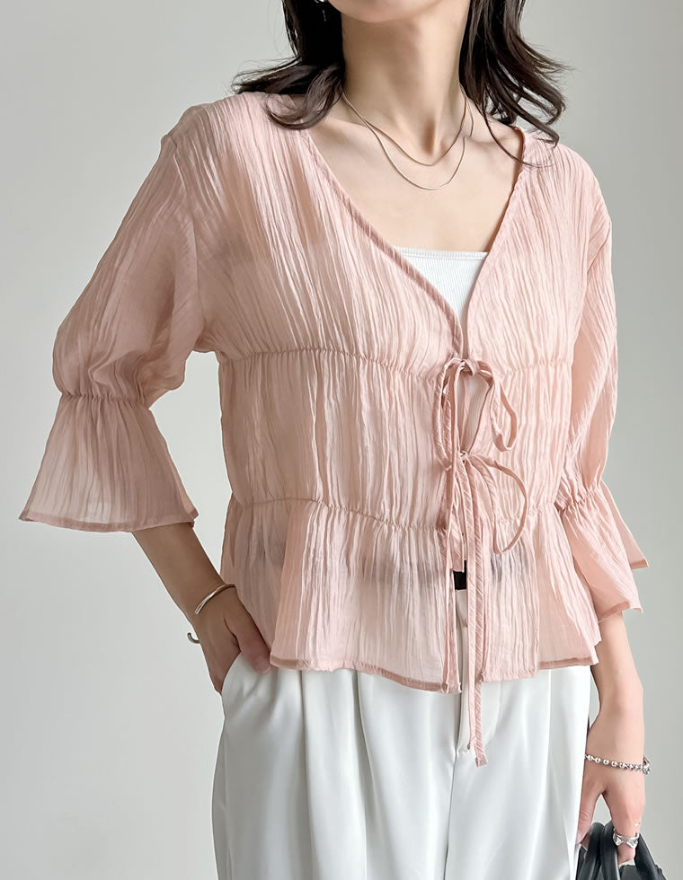 楊柳シアーティアードブラウス - トップス通販 | 人気レディース