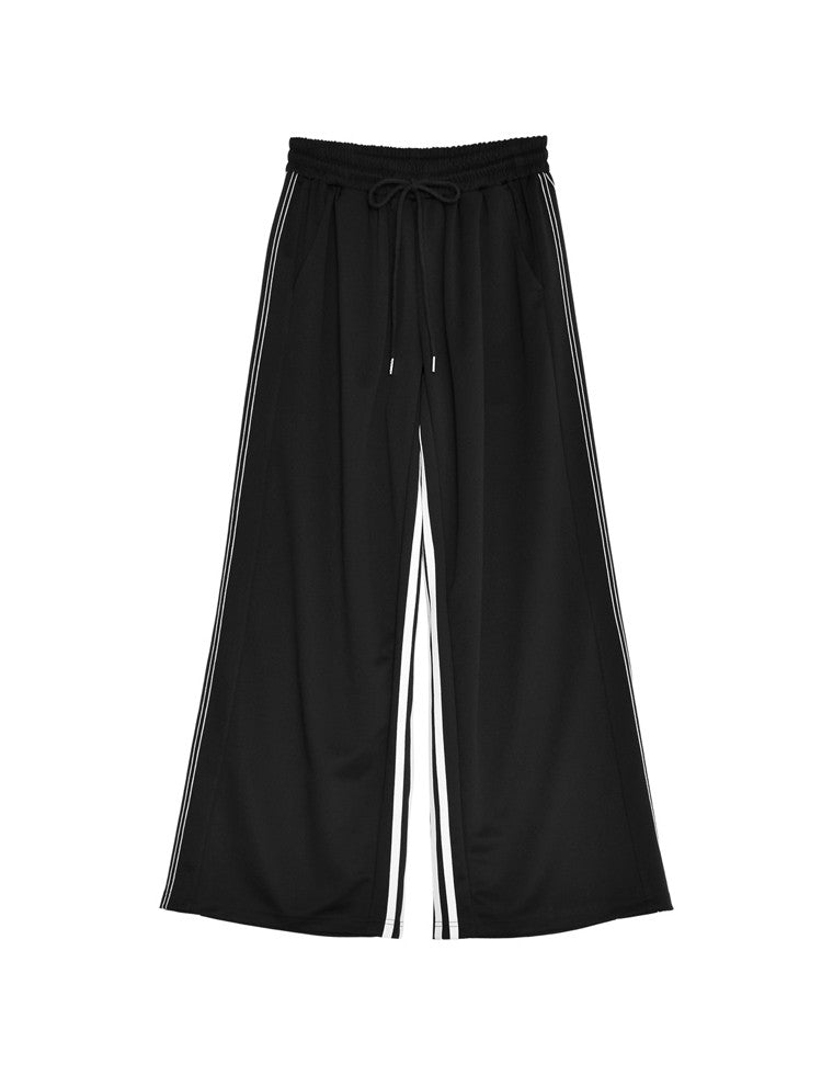 サイドラインルーズワイドパンツ - パンツ通販 | 人気レディース