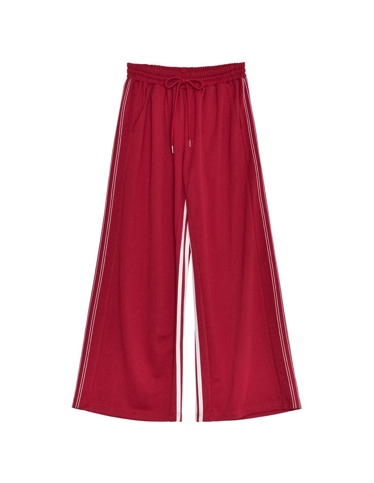 サイドラインルーズワイドパンツ - パンツ通販 | 人気レディース