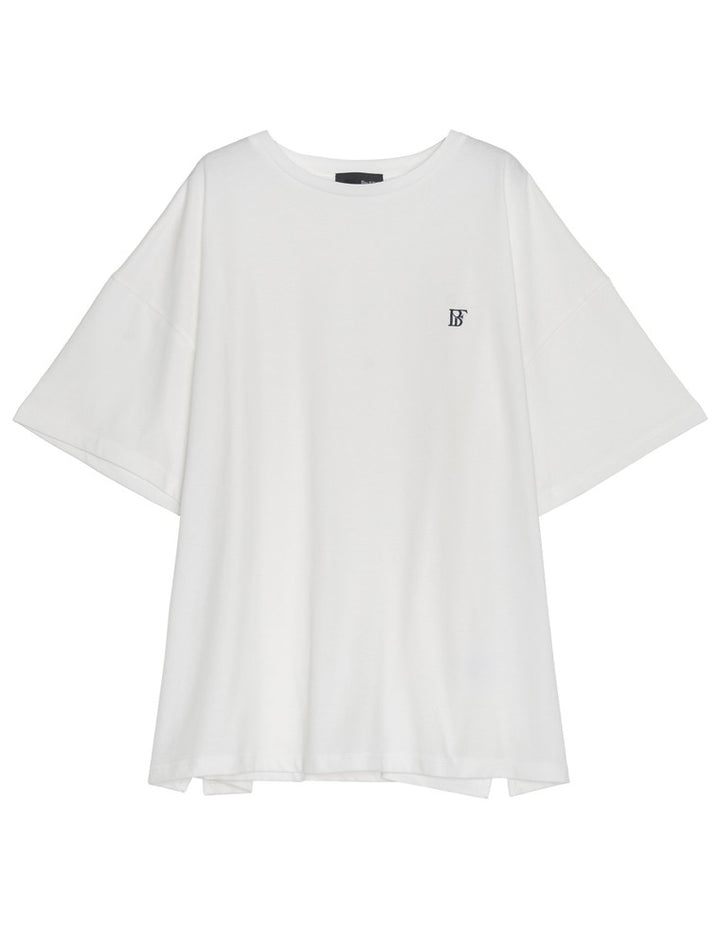 【特別価格 20%OFF ¥2,998⇒¥2,398】[2024 SUMMER COLLECTION]ワンポイント刺繍オーバーサイズTシャツ[mb] トップス レディースファッション通販 リエディ