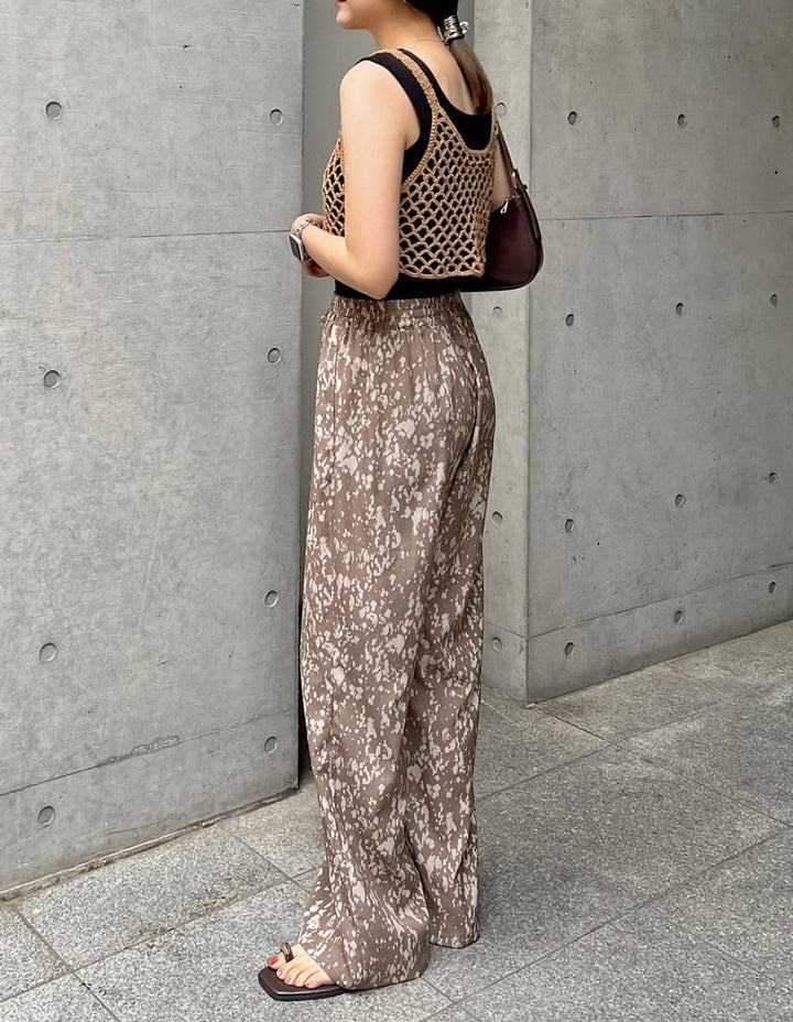 【TIME SALE 50%OFF ¥2,998⇒¥1,499】[2024 SUMMER COLLECTION]メッシュ編みニットショートキャミビスチェ[mb] トップス 人気レディースファッション通販 リエディ