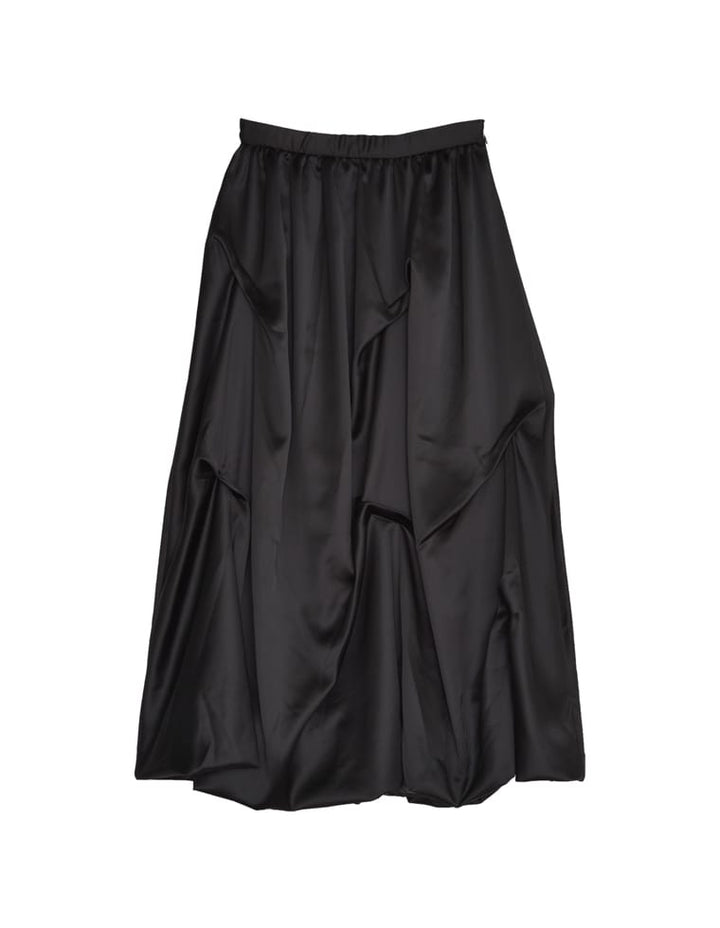 [2024 SUMMER COLLECTION][低身長サイズ有]サテンバルーンロングスカート スカート レディースファッション通販 リエディ