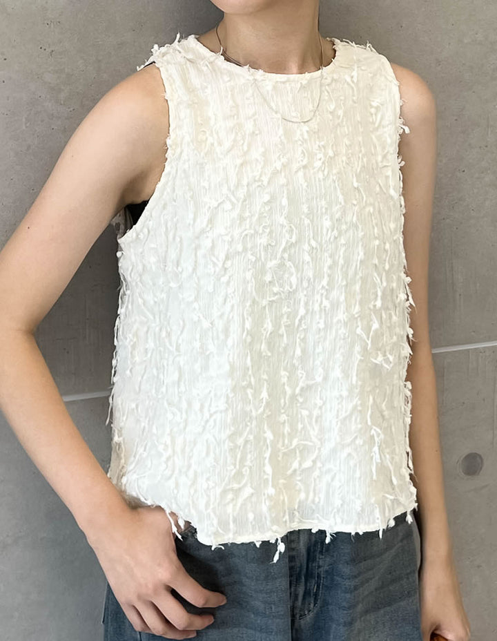 【TIME SALE 50%OFF ¥3,998⇒¥1,999】フリンジジャージアメスリトップス トップス 人気レディースファッション通販 リエディ