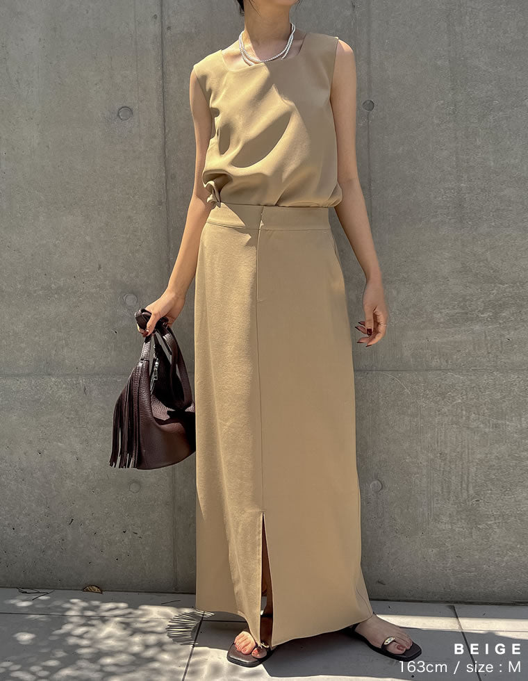 スクエアネックタンクトップ - トップス通販 | 人気レディース