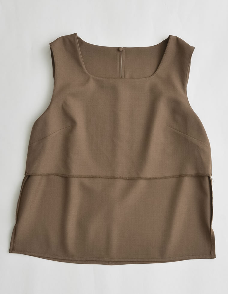 スクエアネックタンクトップ - トップス通販 | 人気レディース