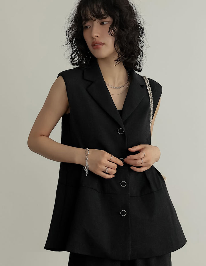 【TIME SALE 20%OFF ¥6,998⇒¥5,598】[オケージョン セレモニー]サマーツイードペプラムベスト ジャケット/アウター 人気レディースファッション通販 リエディ