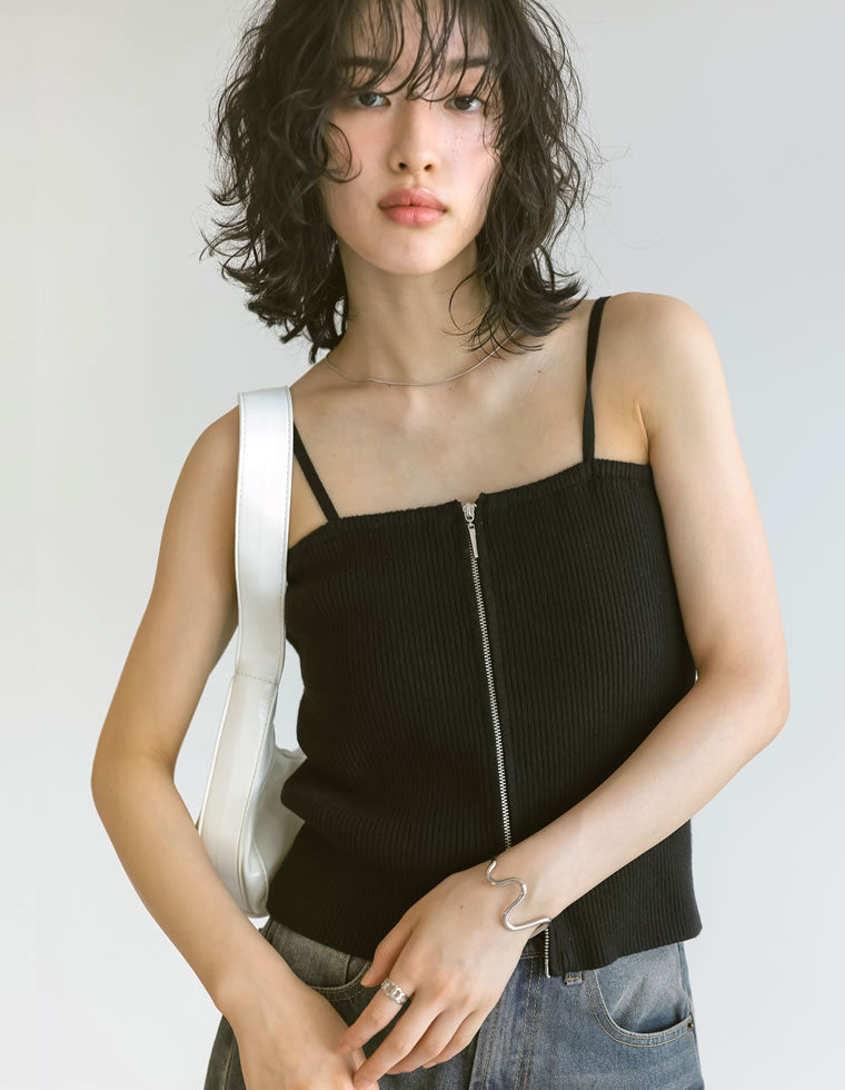 khaite LUCIE トップ　リブニットビスチェ khaite LUCIE トップ リブニットビスチェ