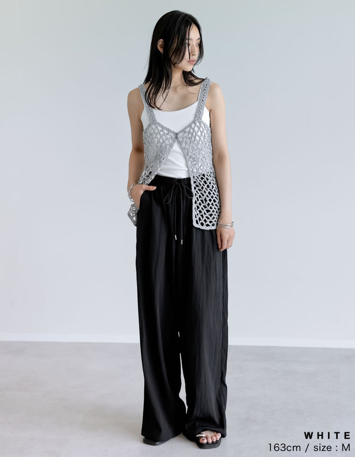 【TIME SALE 50%OFF ¥2,798⇒¥1,399】選べる丈カップ付きリブキャミソール[返品交換不可][mb] トップス 人気レディースファッション通販 リエディ