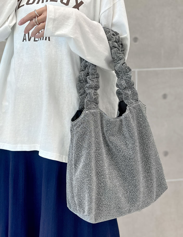 ラメフリルハンドバッグ - バッグ通販 | 人気レディースファッション