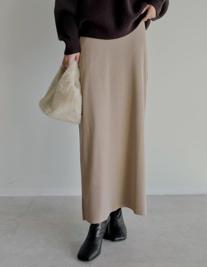 【TIME SALE 40%OFF】[セルフカット][大きいサイズ有]リブカットソータイトスカート スカート 人気レディースファッション通販 リエディ