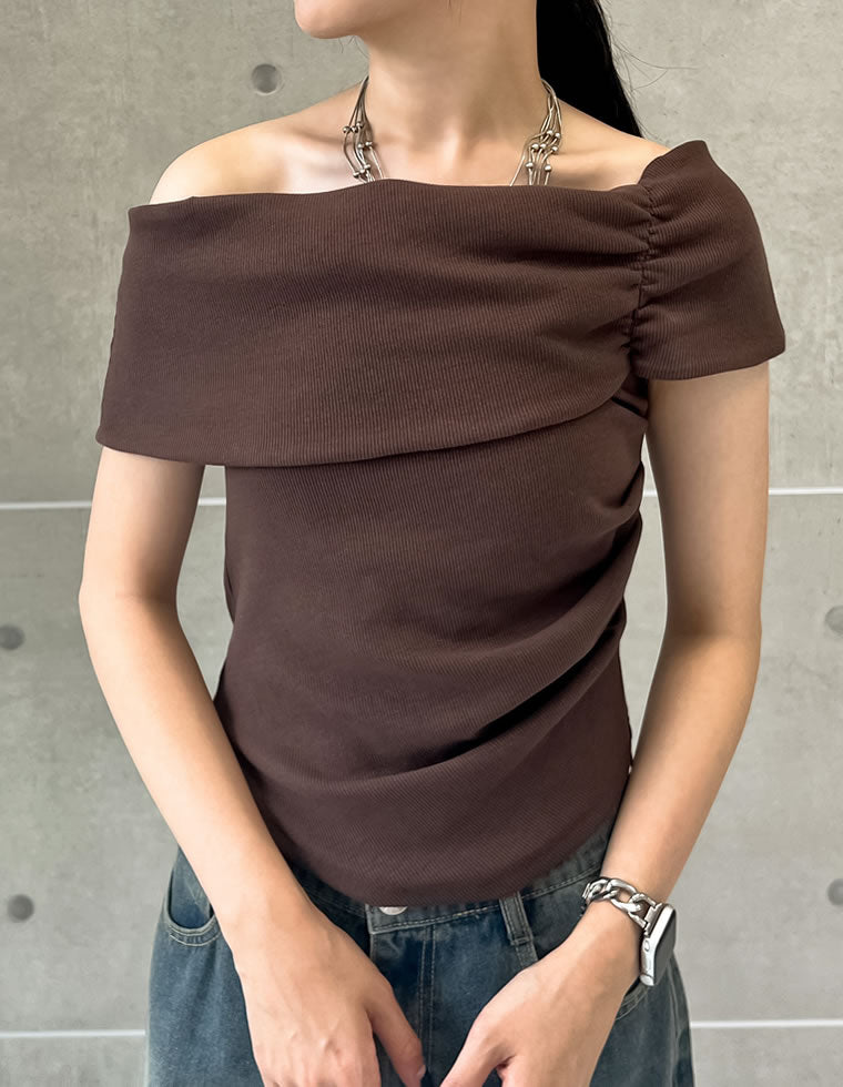 Nowos リブカットソー UNITED ARROWS LTD. OUTLET｜リブ ホック ショートスリーブ