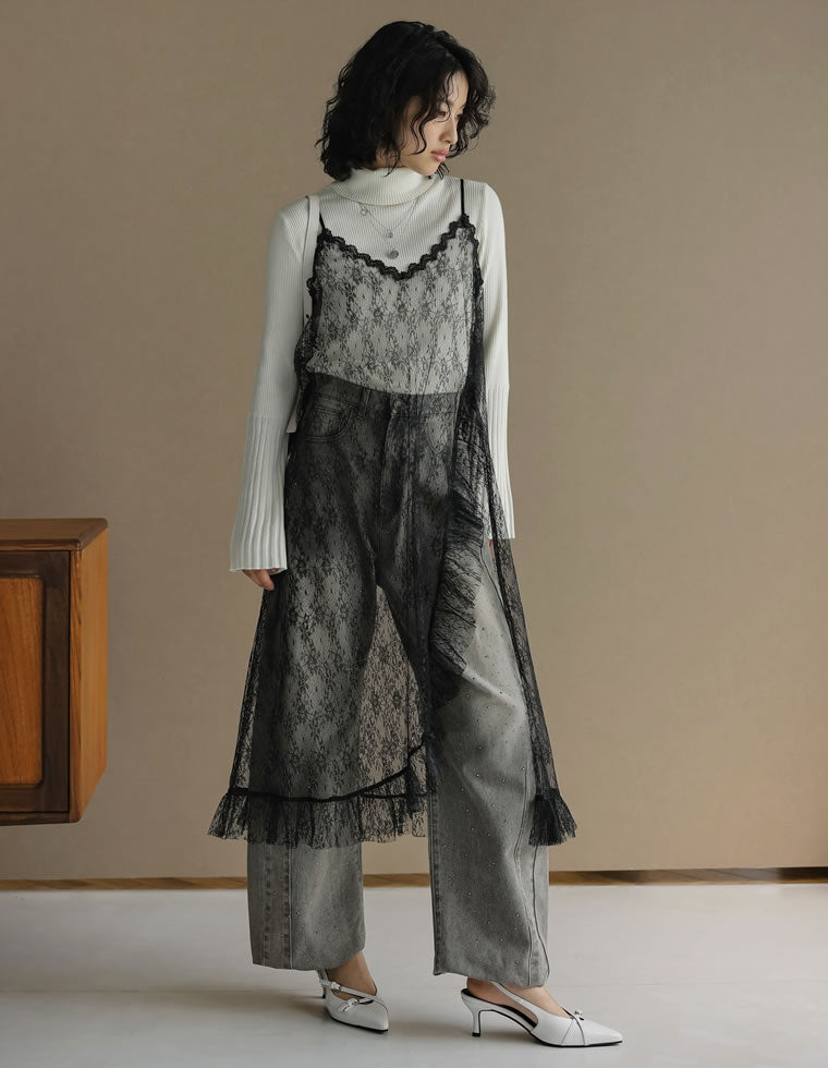 5th Special Dressレースデザインキャミワンピース サイズ1 5th Special Dressレースデザインキャミワンピース サイズ1 5th