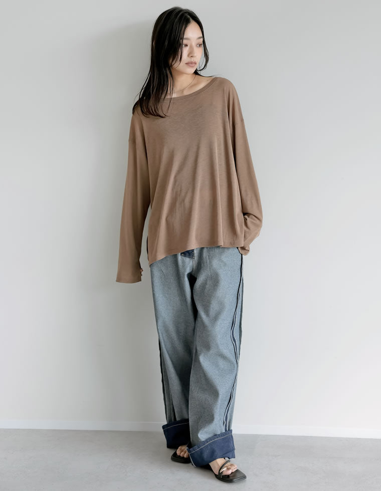 シアーカットソートップス - トップス通販 | 人気レディース