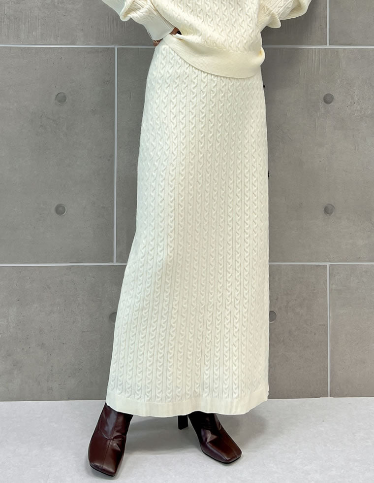 ケーブルニットスカート - スカート通販 | 人気レディースファッション