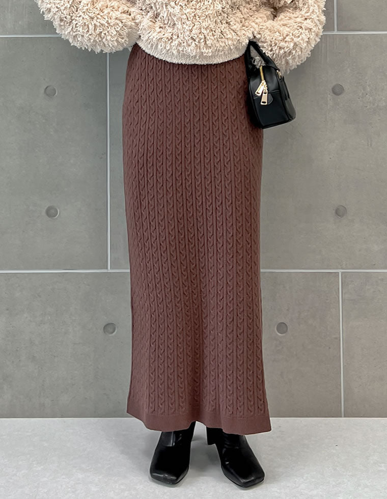 ケーブルニットスカート - スカート通販 | 人気レディースファッション