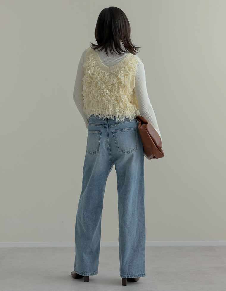 今月末で出品終了します。MAYDI フリンジベスト 最終お値下げです。MAYDI フリンジベスト フリンジベスト｜ノーリーズ