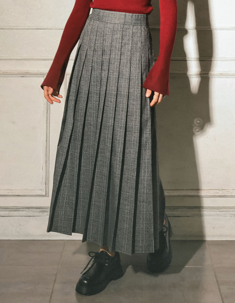 チェック柄プリーツスカート - スカート通販 | 人気レディース