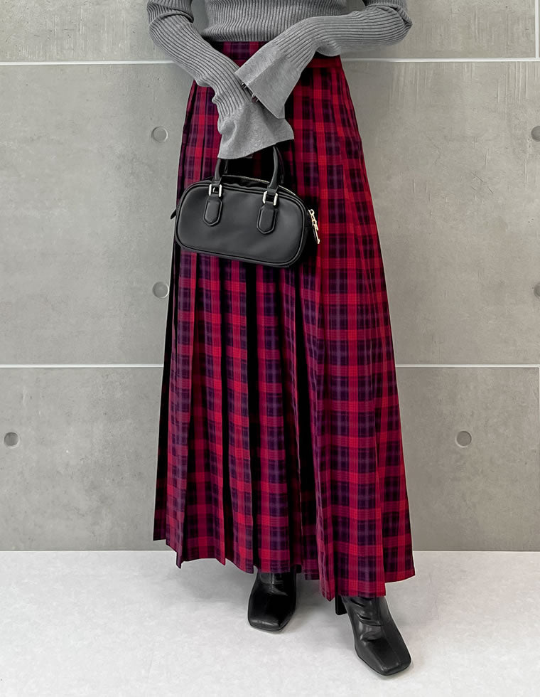 チェック柄プリーツスカート - スカート通販 | 人気レディース
